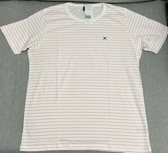 Camiseta Listrada Polo Play Pink 100% Original