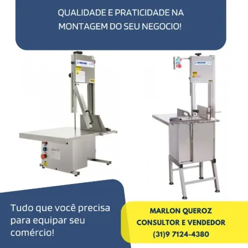 Serra Fita de Carnes Beccaro Inox Bivolt