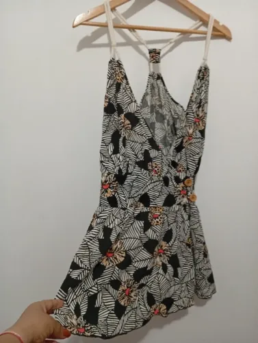 vestido estampado da Triton  