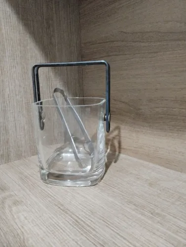 Balde de gelo de cristal,vintage luigi bormioli