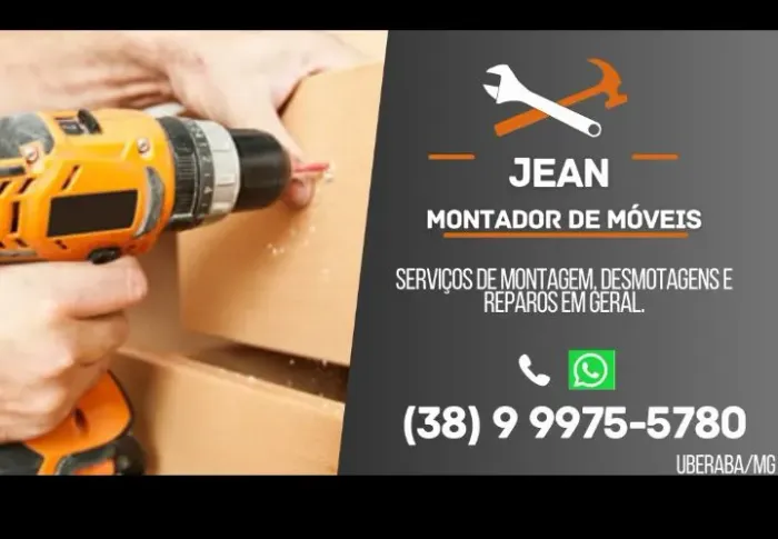 Montagem e desmontagem de móveis e reparos .