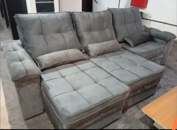 Sofá retratil reclinável 3 metros ( promoção )