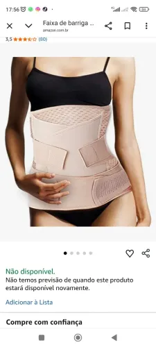 Kit 3 Cintas Modeladora Pós Parto (Abdominal, Cintura e Pélve)
