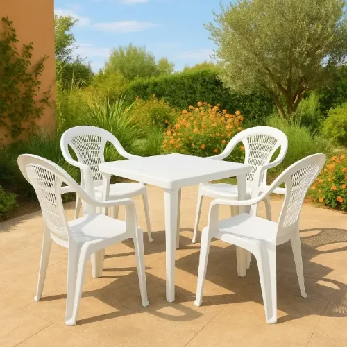 Jogo de mesa com cadeiras
