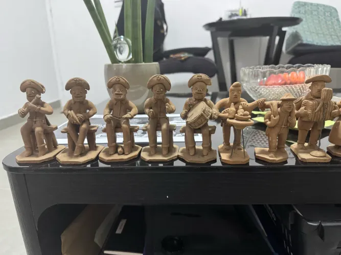 Coleção Esculturas de barro Mestre Vitalino (João Vitalino) e (Manuel Eudocio) 