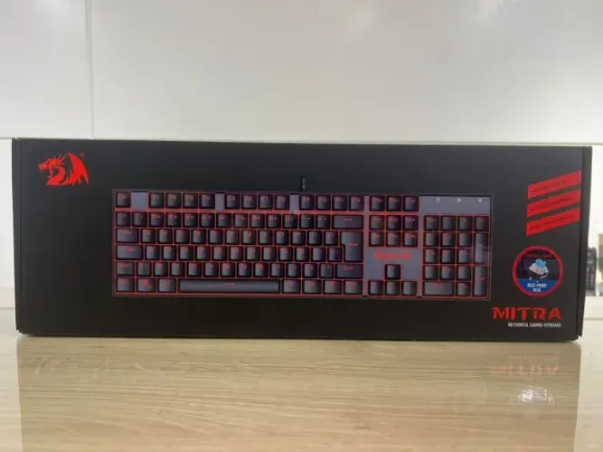 Teclado Mecânico Redragon Mitra || Preto || Switch Azul || Parcelamento sem Juros 