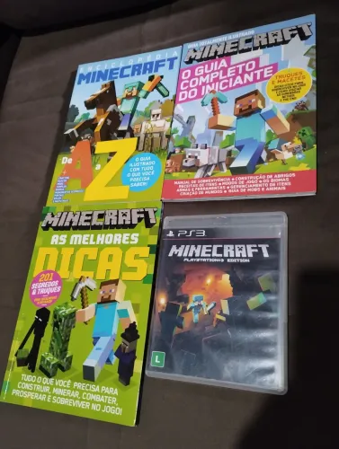 Minecraft para ps3 mais Revista com todas as dicas e truques