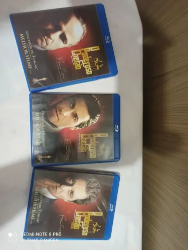 Poderoso chefão blu-ray trilogia 