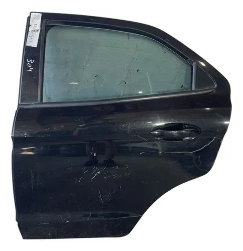 Porta Ford Ka 2018/19/20 Traseira Esquerda Preta