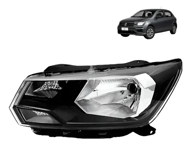 Farol Gol G8 2019 A 2022 Foco Simples Lado Esquerdo Original (RECONDICIONADO)