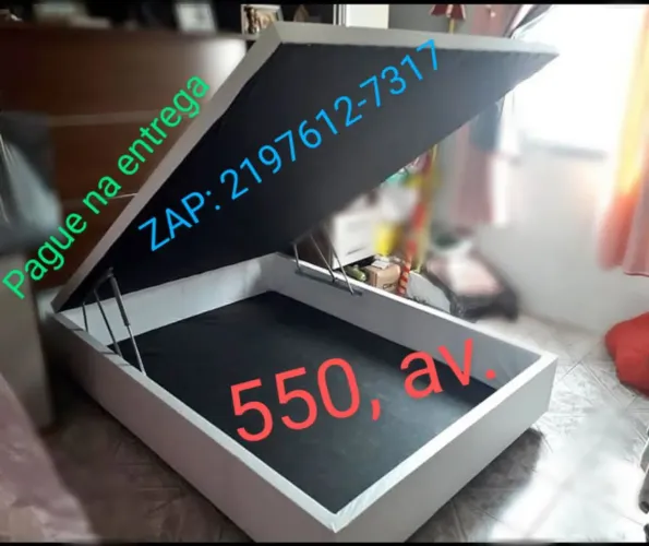 Base box casal Baú 138x188(Pague na entrega)