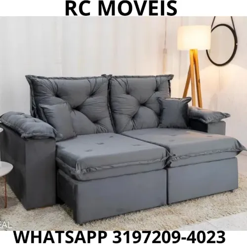 Sofá Londres Retrátil e Reclinável - Conforto e Elegância para sua Sala