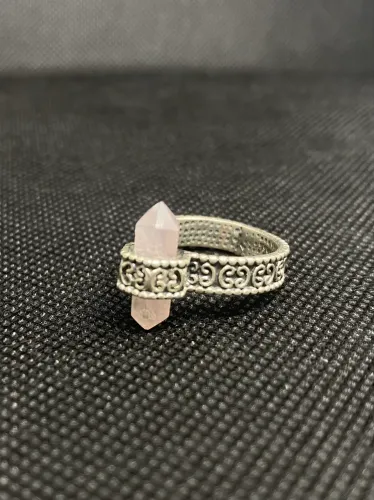 Anel Quartzo rosa