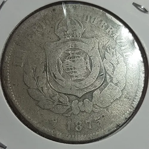 Moeda de 200 Reis 1875 Império