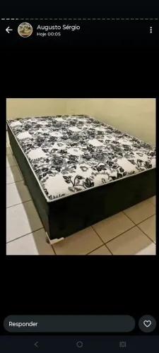 Cama Box Casal Floral *97