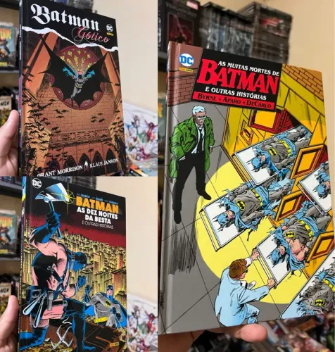Batman hqs capa dura 3 edições 