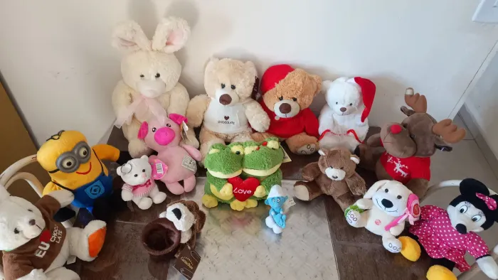 Coleção de Pelúcias Decorativas