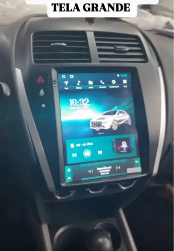 Central Multimídia Mitsubishi Asx padrão tesla 