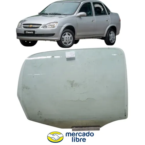 Vidro traseiro direito corsa classic duas portas 2010 2011