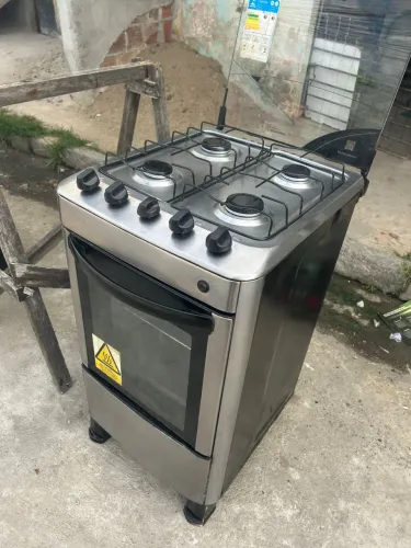 FOGÃO ESMALTEC INOX 4 BOCAS