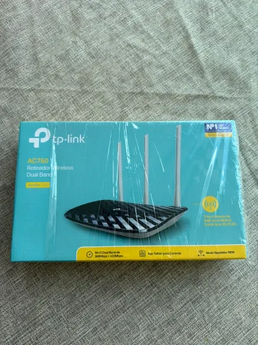 Roteador Tp-link AC750 Wi-fi Dual Band de 300Mbps + 433Mbps