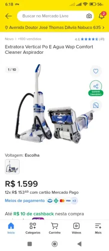 extratora e higeniadora vertical Confort clean WAP clean pro 2000
