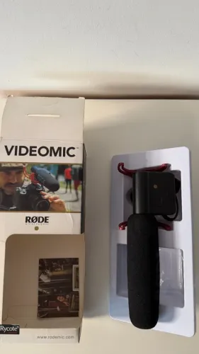 Microfone Profissional Rode Videomic Com Sistema Rycote