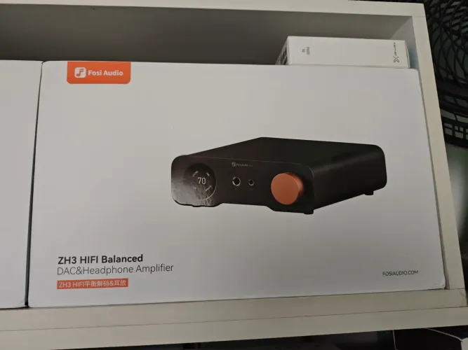 Fosi Audio ZH3 DAC e Amplificador de Fones Hi-fi Balanceado Novo