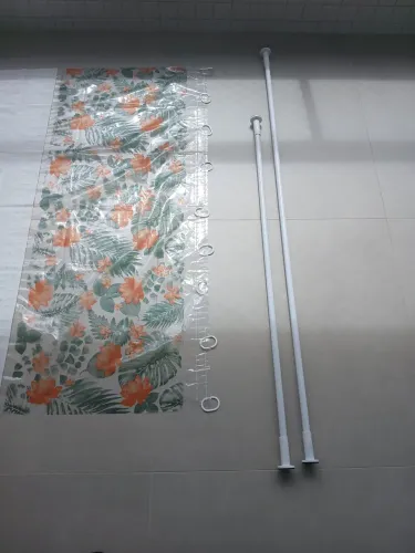 Varão e Cortina para banheiro