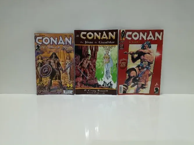Lote 3 revistas Conan - Anos 2000 - Séries completas