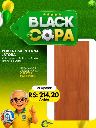 Porta Lisa Jatoba - Promoção Aracaju