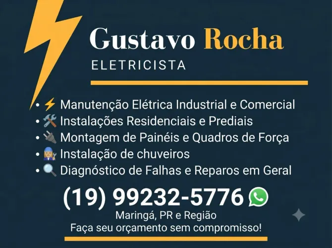 Eletricista/Eletrotécnico /Marido de aluguel / Manutenção