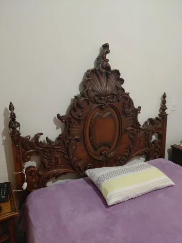 Cama Casal Clássica Madeira Relíquia