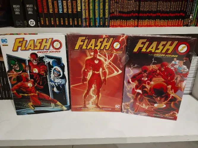 Omnibus Flash por Geoff Johns Vol. 1 2 e 3 *2 e 3 LACRADOS*