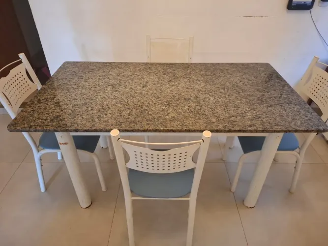 MESA JANTAR + 4 CADEIRAS - .FAÇO ENTREGA