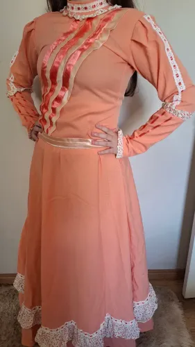 Vestido de Prenda Salmão 