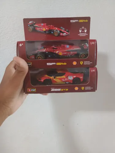 Miniaturas Shell com controle remoto 200,00 a unidade.