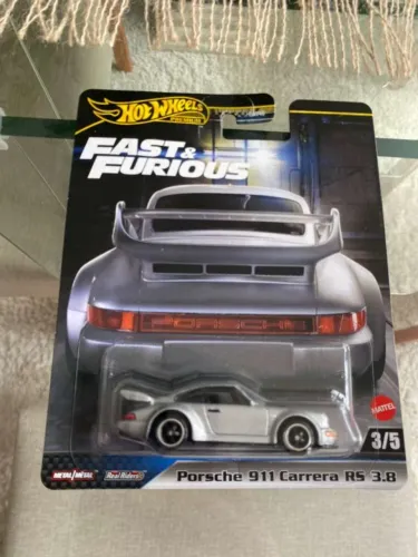 Hot Wheels Premium Porsche 911 Carrera RS 3.8 Fast and Furious - Velozes e Furiosos