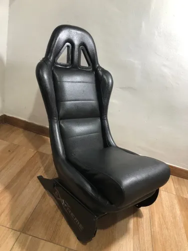 Banco com base Extreme SimRacing Preto pra simuladores (parcelo 12x)