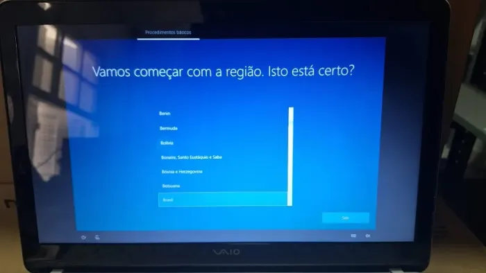 Notebook VAIO i7 - 8GB RAM - SSD 480GB