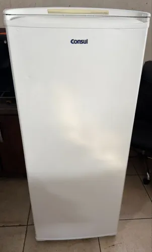 Geladeira cônsul 310 litros usada barata com detalhes de uso 