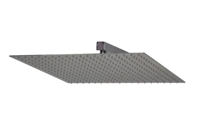 Ducha Chuveiro Inox 40x40 cm com Cano de Parede com Riscos e Amassados