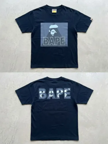 Camisa T-shirt Bathing Ape (BAPE) Blue Color Camo Big "BAPE" (G/L)