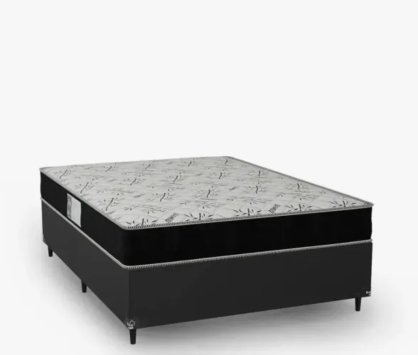 Cama Ortobom - Colchão + Box - Casal -