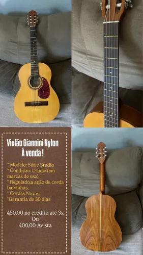 Violão de Nylon Giannini