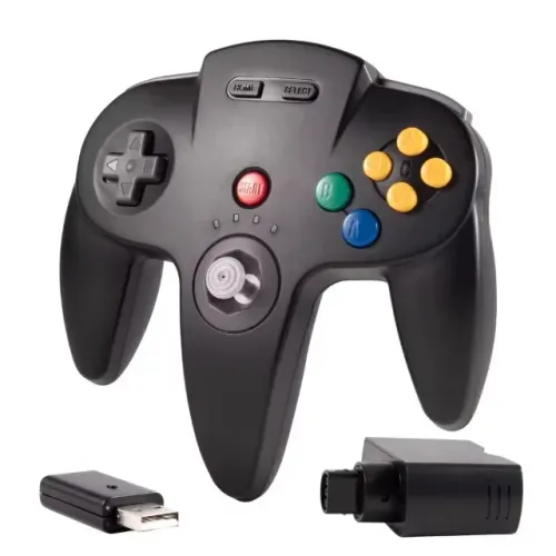 Controle sem fio para N64, Nintendo Switch 1, Nintendo Switch 2 e PC