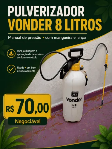 PULVERIZADOR VONDER 8 LITROS