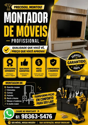 Montador de móveis?