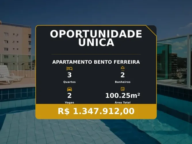 Bento Ferreira: Seu Apartamento dos Sonhos com Lazer Completo