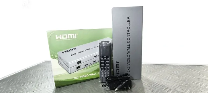 Controlador de Vídeo Wall HDMI 2×2- Na caixa 